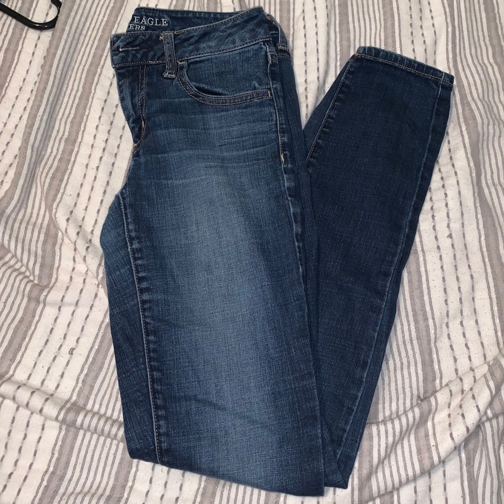 AEO super stretch jeggings - size 4 (long)